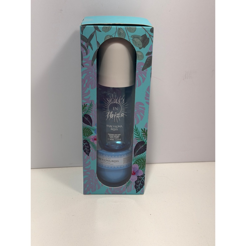 Solo‎ en Ibiza Barcelona Bliss Tropical Dual-Set Body Mist and Cream New in Box